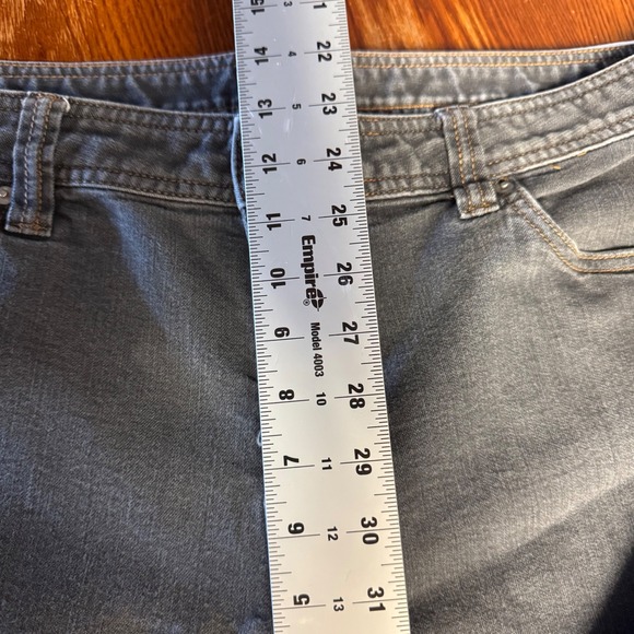 Prana Slim Fit Gray‎ Denim Jeans Comfort Stretch Casual Pants 38x32 - Picture 9 of 11